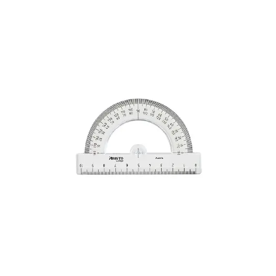 Transferidor Cristal 180G-10cm Aristo Geocollege AR23301 | Material Escolar de Qualidade