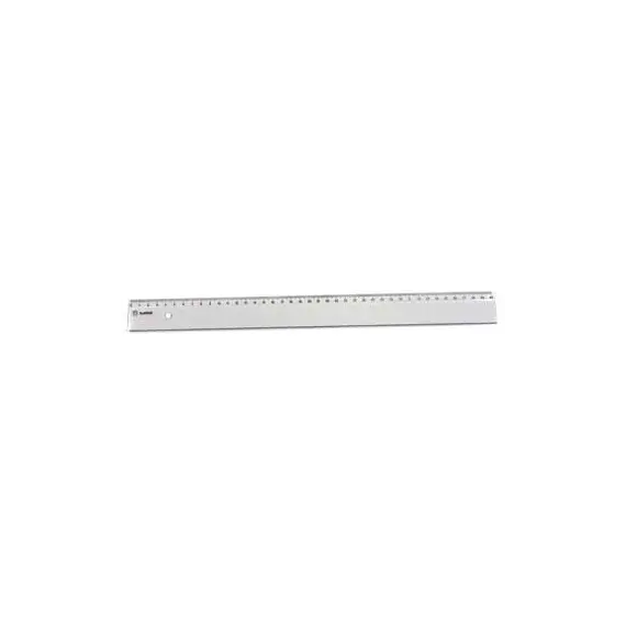 Régua Plástico Inquebrável 40cm Ramirex Transparente | Loja BluePixel