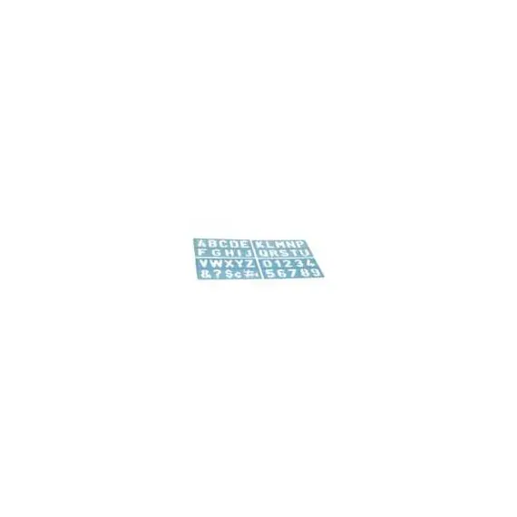 Escantilhão NEUTRAL Letras e Números 100mm | Ferramenta de Sinalização de Alta Qualidade