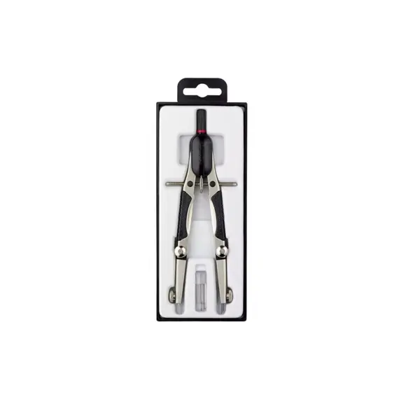 Compasso Rotring Compact Micrométrico com Ajuste Rápido - Ferramenta de Desenho de Alta Precisão