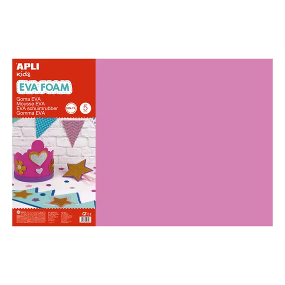 Placa de Cor Musgami Rosa 40x60cm 2mm | Material para Artes e Decoração - bluepixel.pt