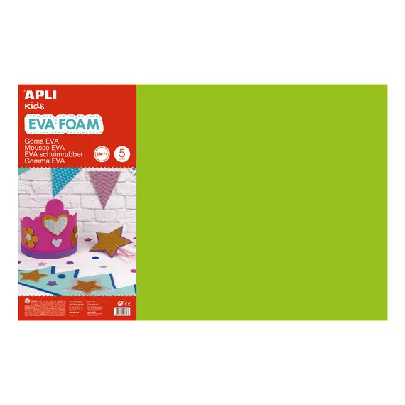 Placa de Cor Musgami Verde Claro 40x60cm 2mm | Material de Qualidade para Artes e Decoração