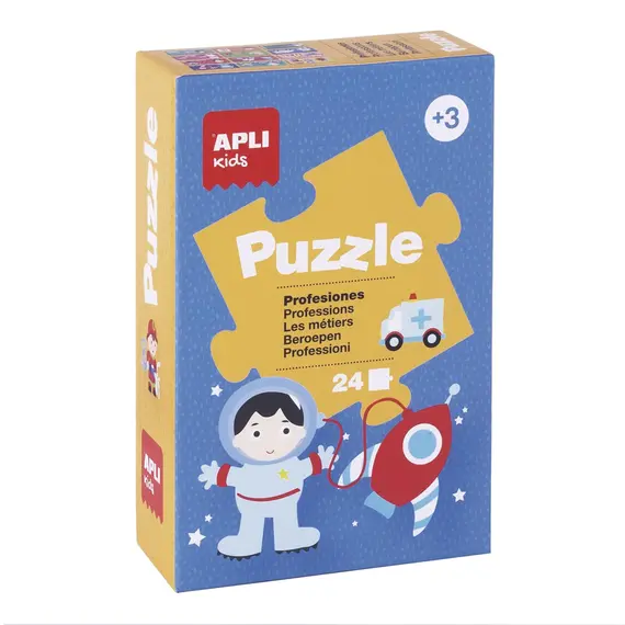 Jogo Puzzle Apli Kids - 12 Profissões, 24 Peças | Loja BluePixel.pt