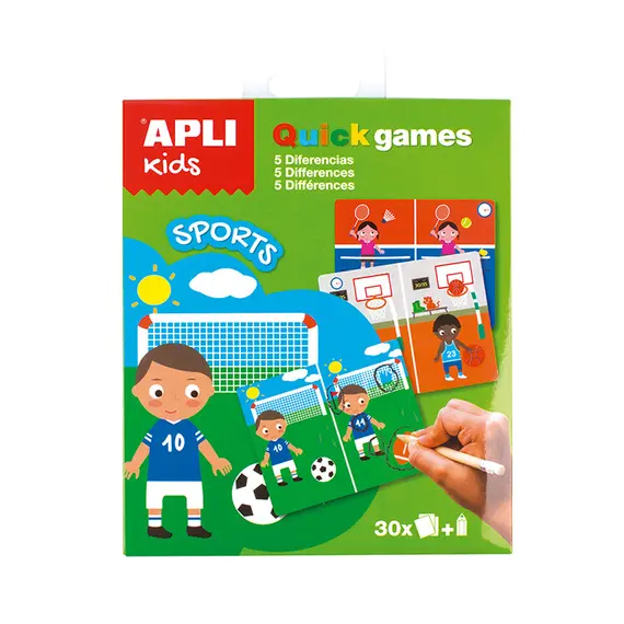 Jogo Apli Kids Quick Games Tema Desporto | Diversão Educativa para Crianças | bluepixel.pt