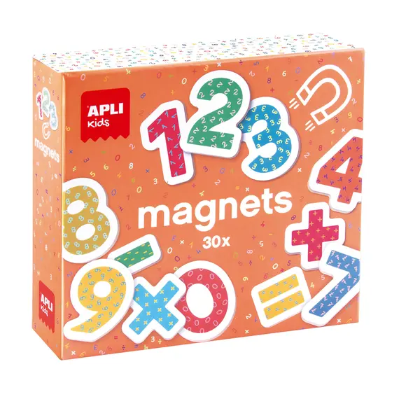 Jogo Educativo Apli Números Magnéticos 30 Peças | Brinquedos Educativos para Crianças