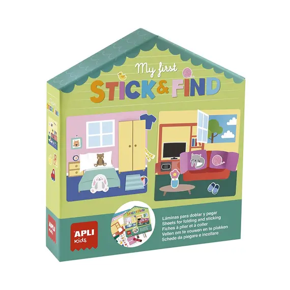 Jogo Educativo Apli Kids My First Stick & Find | Brinquedos Educativos para Crianças