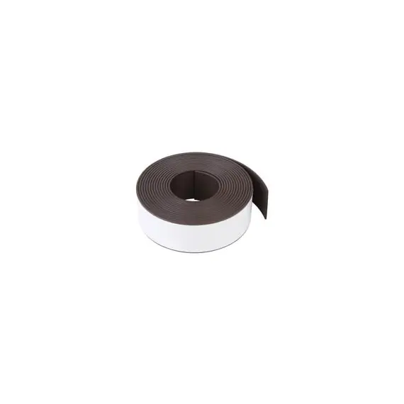 Fita Magnética 25mm x 3m Flexível Preto PEREL | Alta Qualidade para Marcação e Organização