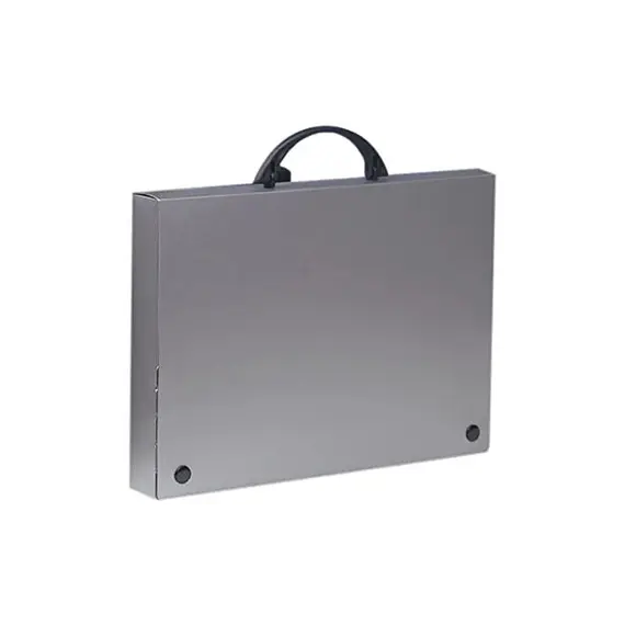Pasta Porta Desenhos PVC A4 com Pega Cinzenta - GRAFOPLAS | Loja BluePixel