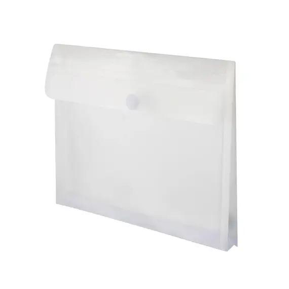 Bolsa Envelope A4 HFP com Fecho Velcro e Fole Transparente | Loja BluePixel