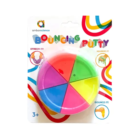 Massas Saltitantes AMBARSCIENCE Bouncing Putty - Diversão Sensorial e Criativa