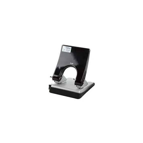 Furador Plus PU-830A Power-Assisted de 25 Folhas - Cor Preta | Loja BluePixel