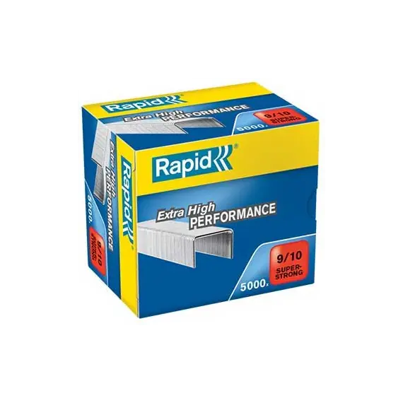 Agrafos Rapid 9/10 - Caixa com 5000 unidades para documentos de 40 a 70 folhas | bluepixel.pt