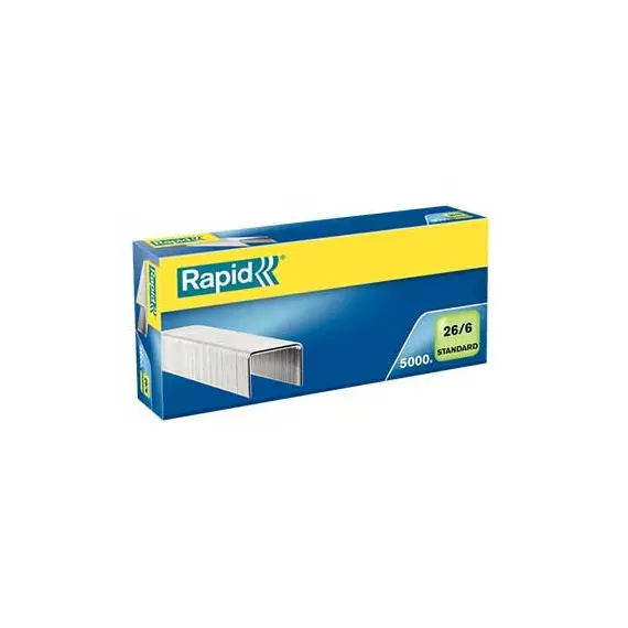 Agrafos 26/6 Rapid Cx5000un - Agrafador resistente para arquivamento eficiente