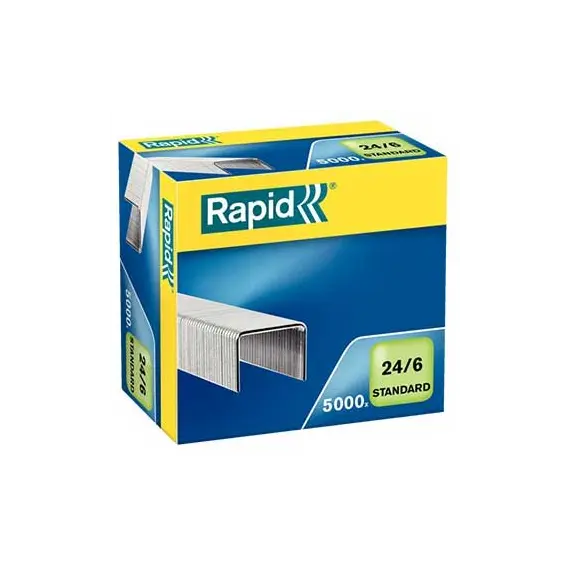 Agrafos Rapid 24/6 Cx5000un - Fixação de 2 a 20 folhas | Loja BluePixel