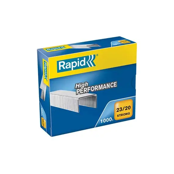 Agrafos Rapid 23/20 (140/170 Folhas) - Caixa com 1000 unidades | Loja BluePixel