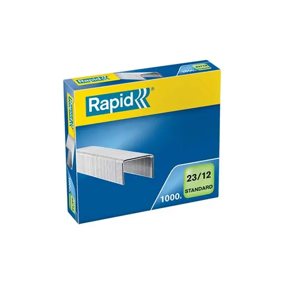 Agrafos 23/12 Rapid RAPID - 60/90 Folhas - Caixa com 1000 unidades | Loja online bluepixel.pt