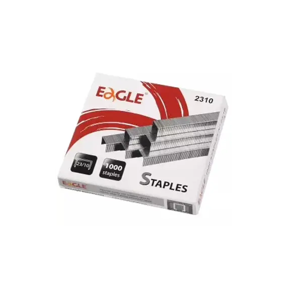 Agrafos Eagle 23/10 - Capacidade 10/60 Folhas - Embalagem Cx1000un | Loja BluePixel