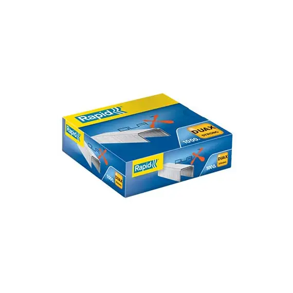 Agrafos Duax Rapid 170 Folhas - Caixa com 1000 Unidades | RAPID
