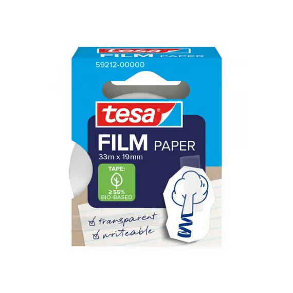 Fita Adesiva Tesafilm Paper 19mm x 33m | Alta Qualidade para Embalagens e Projetos