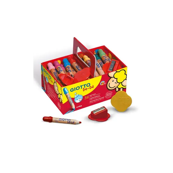 Lápis de Cor Giotto Be-Beem Schoolpack 36un + 3 Afia Lápis | Material Escolar Infantil
