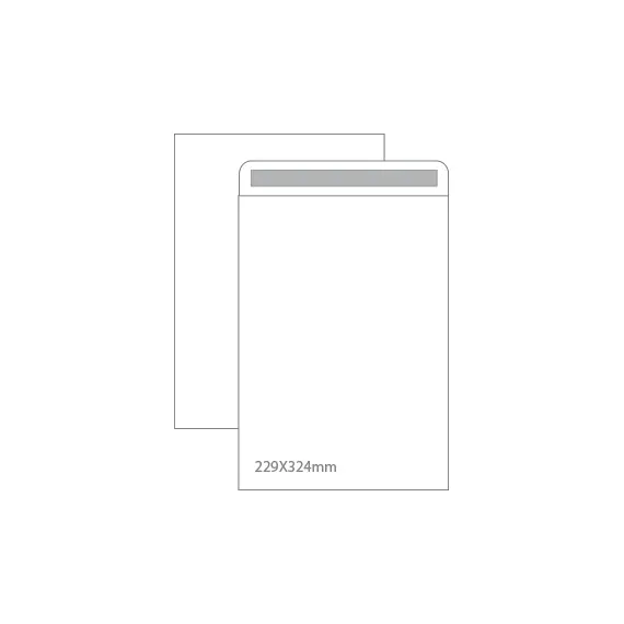 Envelopes Saco C4 Branco 229x324mm 100g NEUTRAL - Embalagem de 250 unidades
