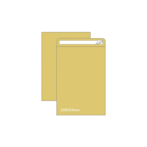 Envelopes Saco B4 Kraft 250x350mm 090g - Pack de 250 unidades | Neutro