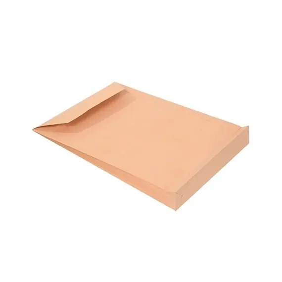 Envelopes saco kraft B4 250x353mm com foles de 50mm - 50 unidades | Neutroal
