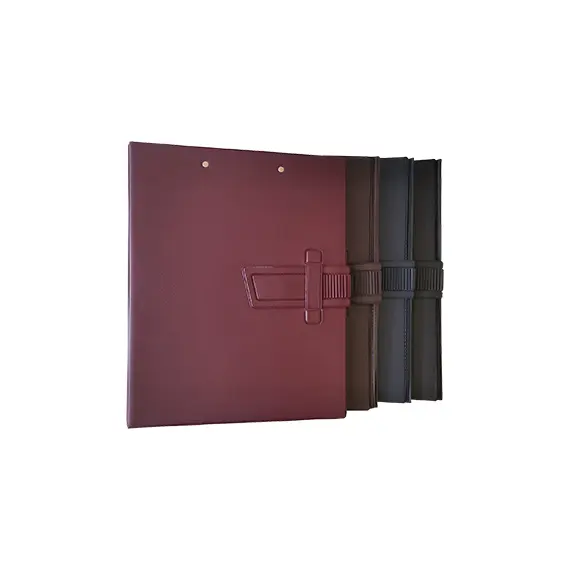 Caderno NEUTRAL Dossier A4 L40 Pele com 4 Argolas, Mola e Recargas Sortidas | Loja BluePixel