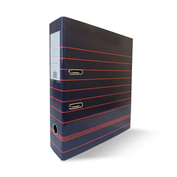 Pasta Arquivo L80 320x280 Riscas Azul SMARTD - Organização de Documentos