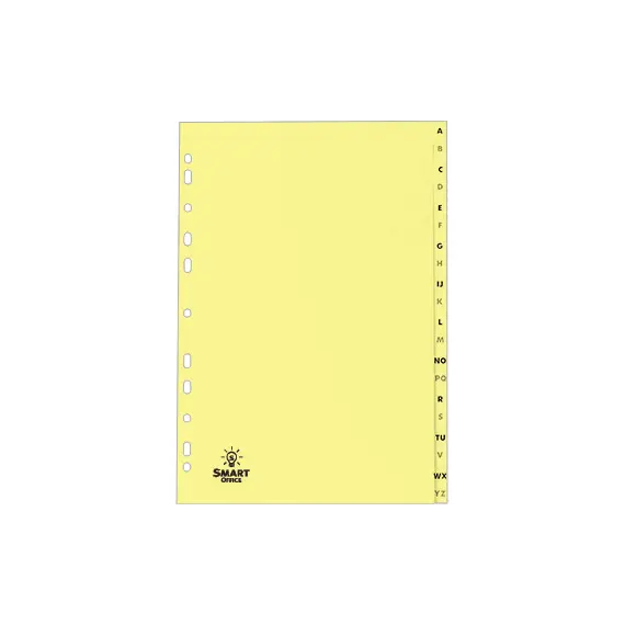 Separadores A4 Cartolina 180g com Índice A-Z | SMARTD - Organização e Qualidade