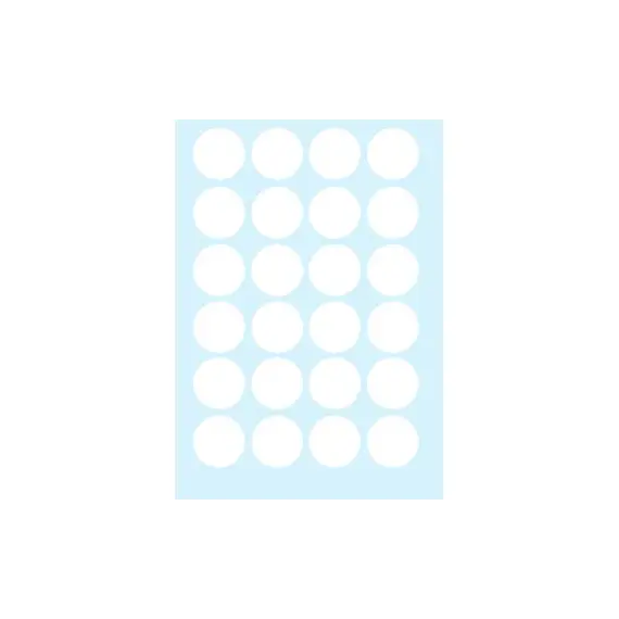 Etiquetas Redondas Removíveis HERMA 40mm Nº4476 - 100 Folhas, 2400 Unidades | Loja BluePixel