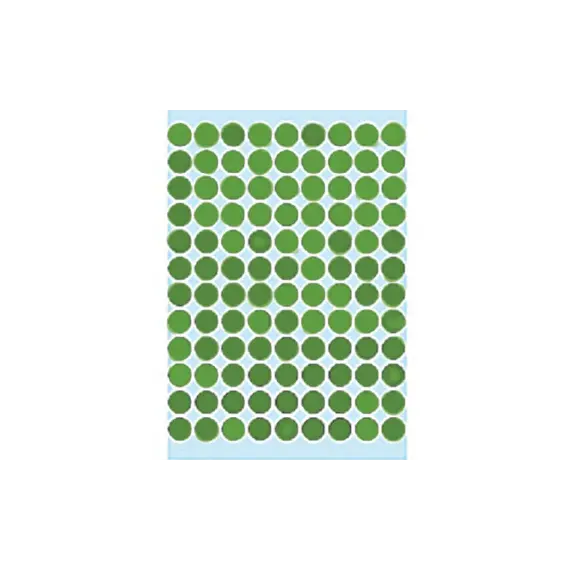 Etiquetas Redondas 8mm Verde Claro HERMA1845 - Pack de 540 unidades | Loja BluePixel