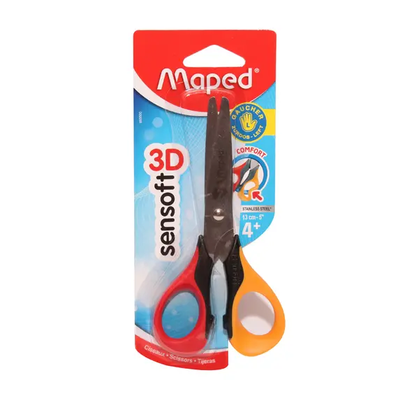 Tesoura Maped 13cm com Pontas Redondas para Esquerdinos | Loja BluePixel