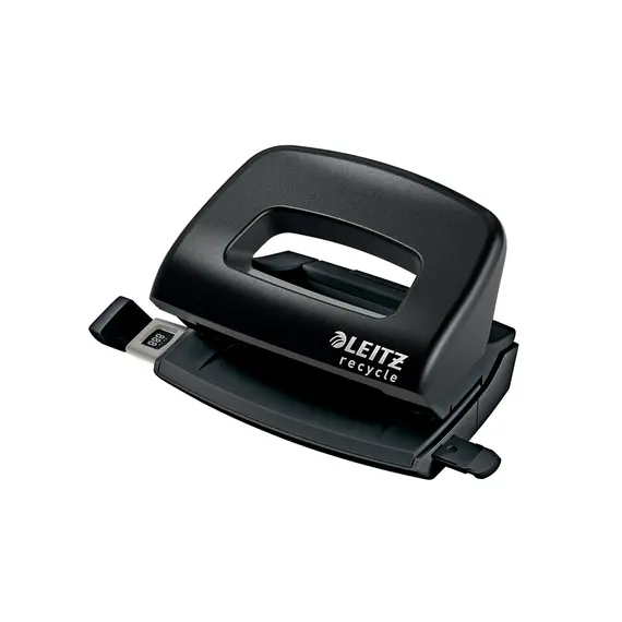 Furador Leitz Recycle para 10 Folhas - Preto | Acessórios de Escritório na bluepixel.pt