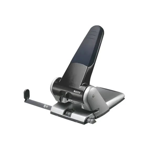 Furador Leitz 63 Folhas Preto - Furador de Alta Capacidade para Escritório | bluepixel.pt