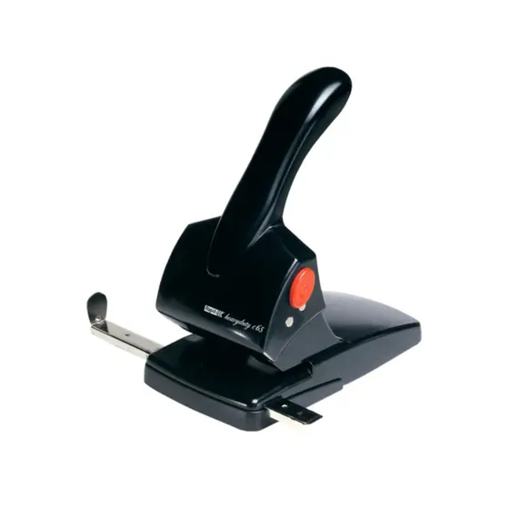 Furador Rapid HDC65 Preto - Perfura até 65 Folhas, Durável e Eficiente para Escritórios e Escolas