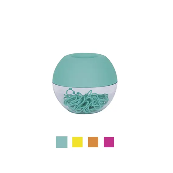 Porta Clips Magnético Apli Soft Fluor Sortido | Organização de Clips para Escritório