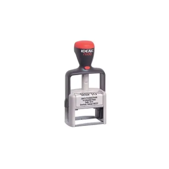 Carimbo Autotintável 57x34mm IDEAL Modelo 7600 | Alta Qualidade e Precisão