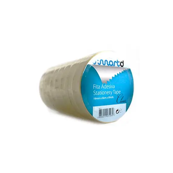 Fita Adesiva SMARTD 19mm x 66m Clear - Alta Qualidade para Embalagens e Reparações