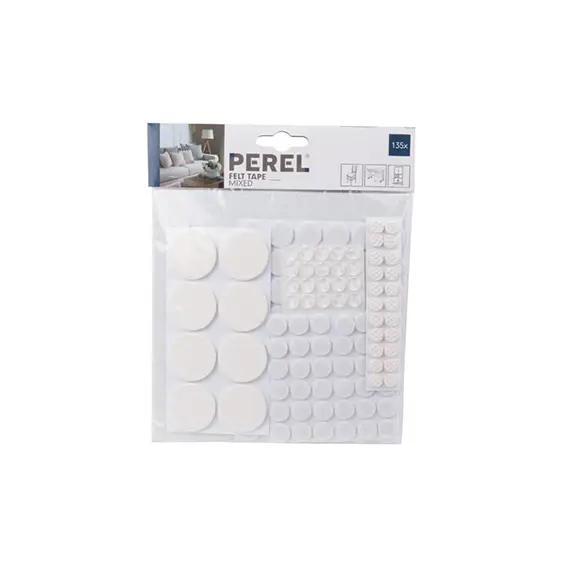 Feltros Anti-Riscos Diversos VELLEMAN - Pack de 135 unidades | Proteja suas superfícies