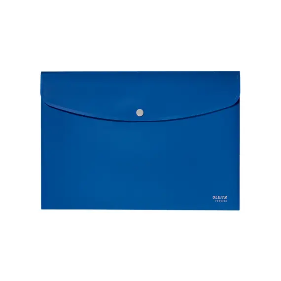 Bolsa Envelope A4 Fecho Botão Recycle Azul - LeitZ | Transporte Seguro de Documentos