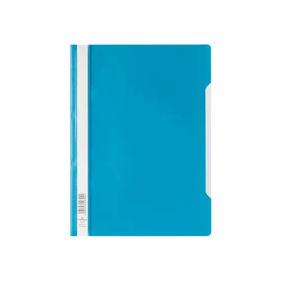 Classificador Durable com Capa Transparente Azul Modelo 257306 | Organização e Proteção de Documentos