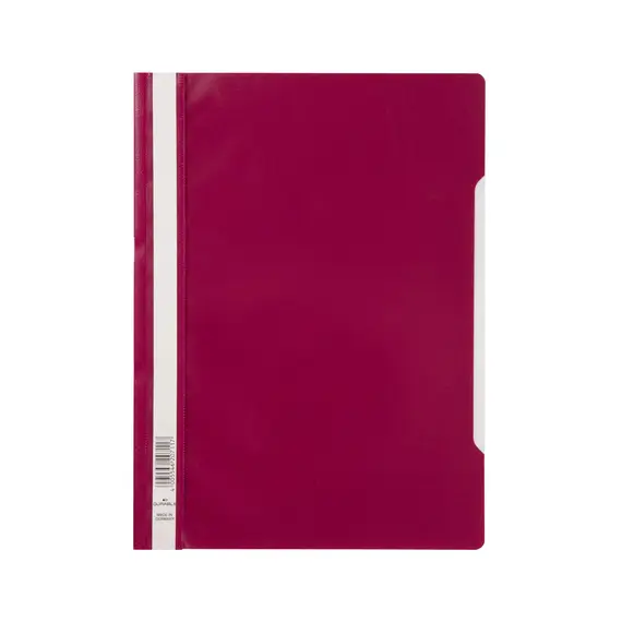 Classificador Capa Transparente Carmesim Durable 257335 - Organização de Documentos