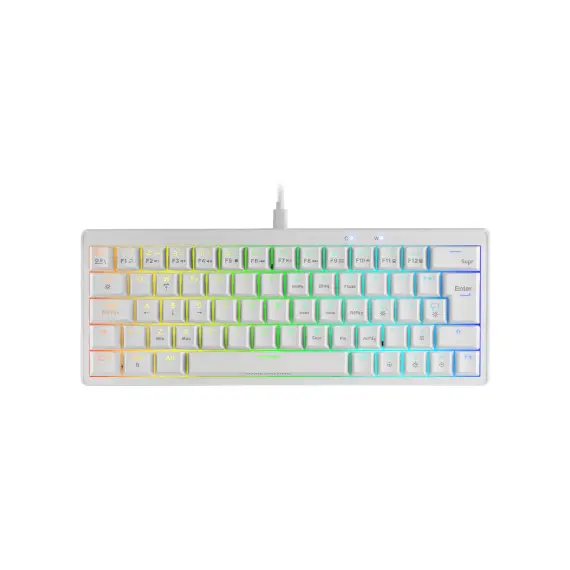 Teclado Mecânico Compacto MARS GAMING MKMINIPRO RGB Hot-Swappable com Layout Português