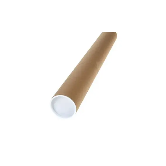 Tubo Porta Desenhos NEUTRAL 110cm de cartão com 7,6cm diâmetro - Proteja e transporte seus desenhos com facilidade