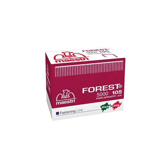 Aguja Agrafo 105 Forest (5mm) Maestri para Rocamatica 114 - Embalagem 5000un