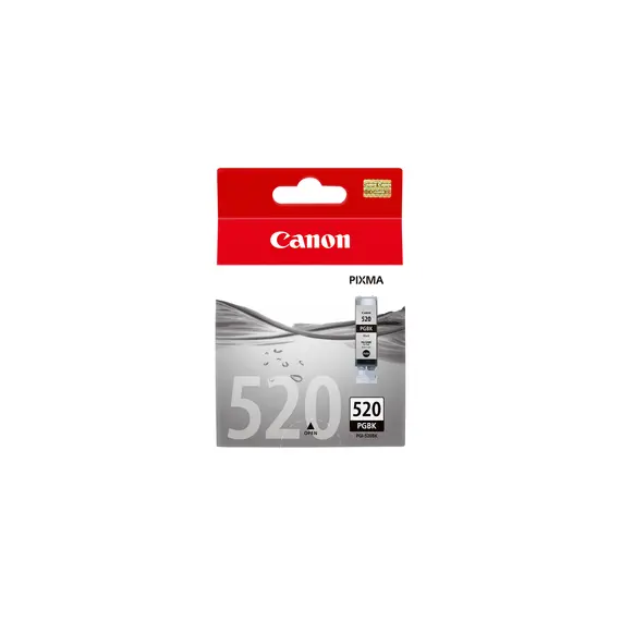 Cartucho de tinta preto Canon PGI-520BK 19ml - Capacidade padrão para impressoras Canon | bluepixel.pt