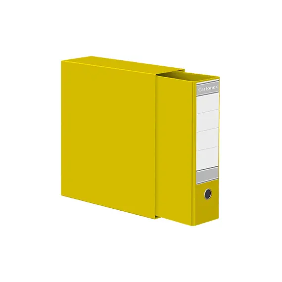 Pasta Arquivo Caixa Fixa L40 310x290 Amarelo - Organização de Documentos | BluePixel.pt