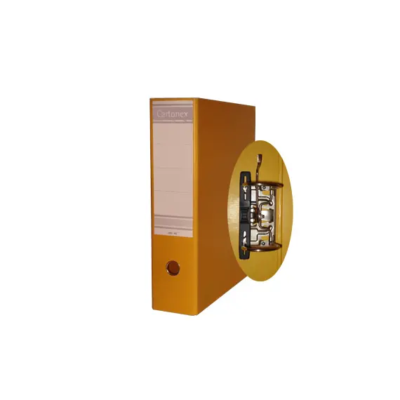 Pasta Arquivo L/L 200AC 350x290x80mm Amarelo CARTONEX | Organização e Armazenamento