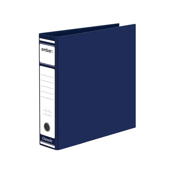 Pasta Arquivo Ambar Comercial 310x290x80mm Azul | Organização de Documentos